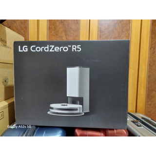 全新 【LG 樂金】CordZero R5智慧聯網自動除塵變頻濕拖清潔機器人(R5-ULTIMATE 雲朵白)