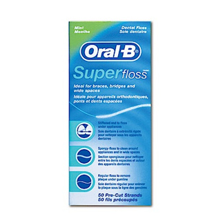 Oral-B 歐樂B 三合一牙線(牙橋專用50入)