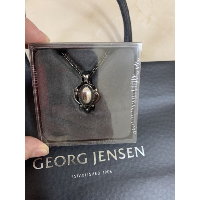 【全新正品】喬治傑生 GEORG JENSEN 2019年度項鍊 銀石附盒