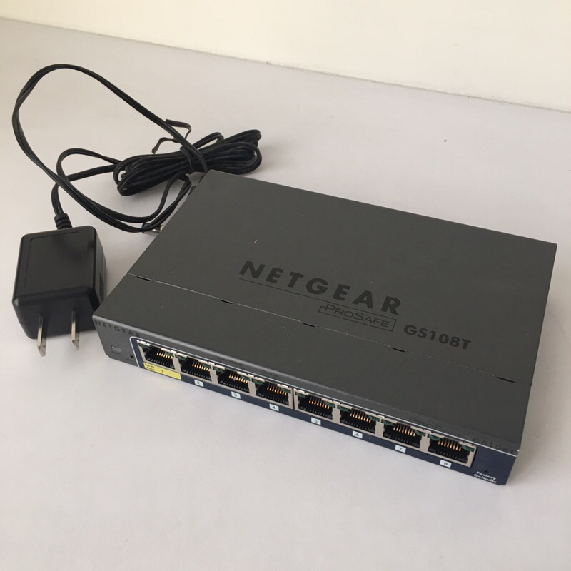 NETGEAR GS108T ProSafe 智能網管 8埠 1000M Giga 高速交換式集線器