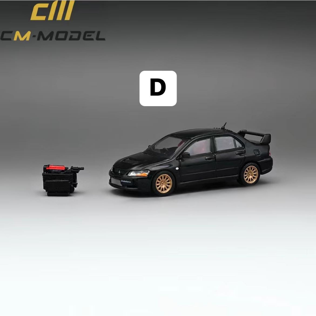 TSAI模型車販賣鋪 現貨賣場 1/64 Mitsubishi Lancer EVO IX 9代 黑