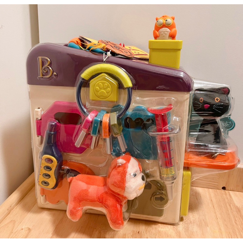 全新B.Toys  毛小孩寵物診所 玩具 模型 小朋友 角色扮演 醫院 醫生