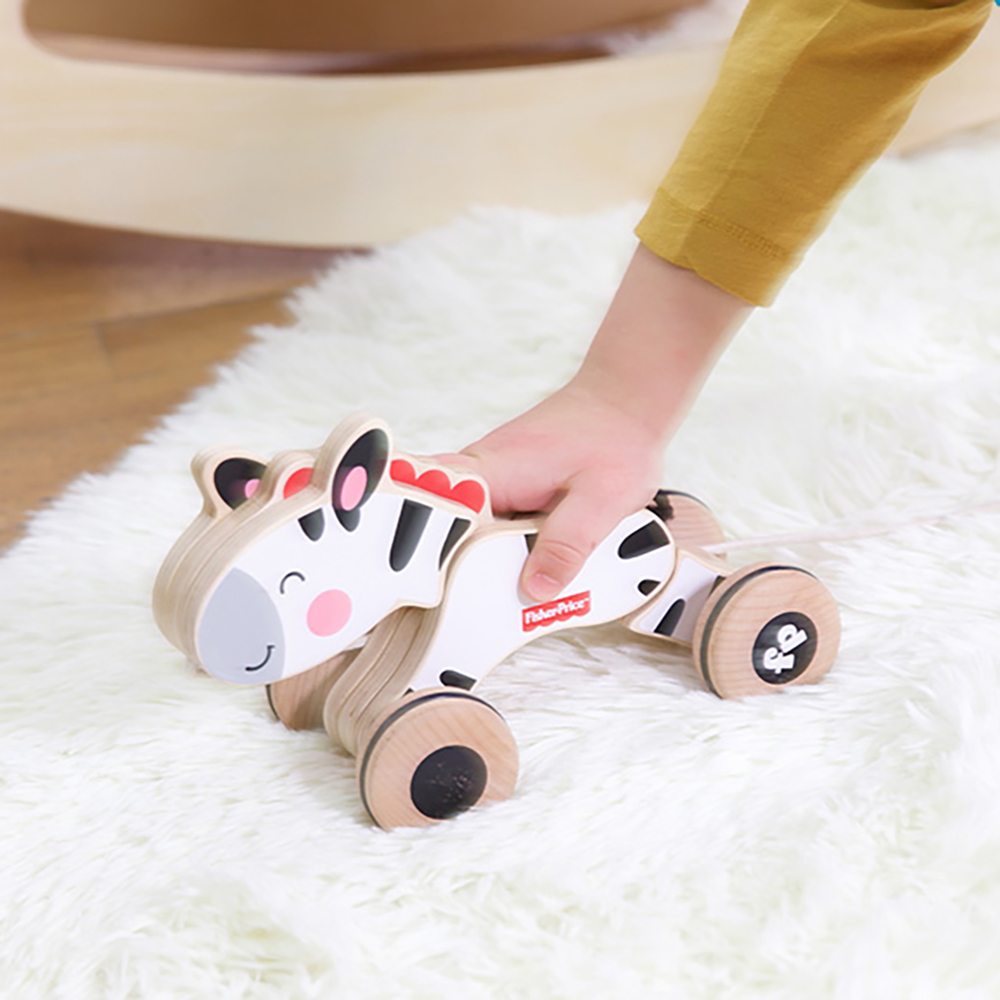 費雪木質玩具-動物拖拉車-集點換購品