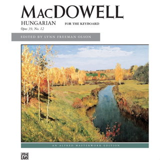 【599免運費】MacDowell: Hungarian, Opus 39, No. 12 / 00-2636