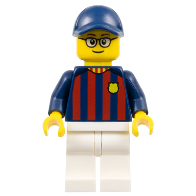 LEGO 樂高 人偶 足球場 巴塞隆納慶典 粉絲 40485 soc148