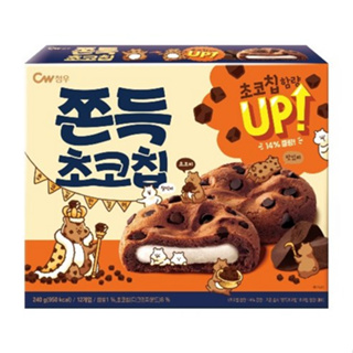 韓國 Lotte CW 巧克力蛋糕 曲奇餅乾 布朗尼蛋糕 麻糬夾心巧克力豆餅乾 zero巧克力夾心 單入