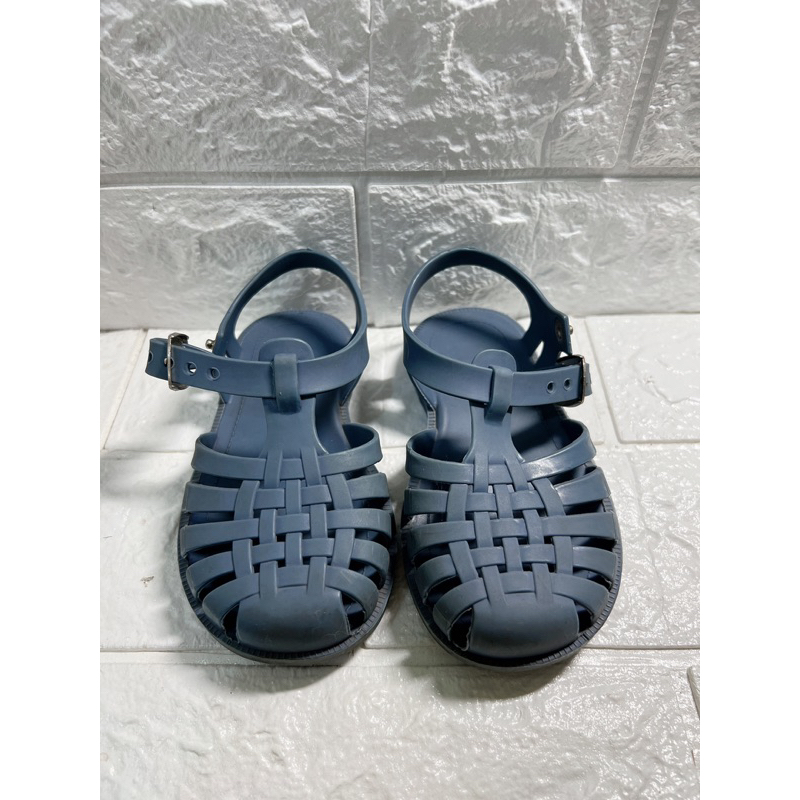 涼鞋 女童 男童 童鞋 拖鞋 藍灰色 香香鞋款式 14cm(二手、8成新）
