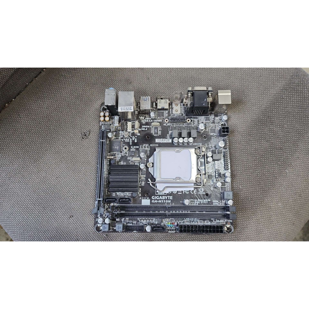 含稅 技嘉GA-H110N 1151 沒檔版 保固一個月 07M975