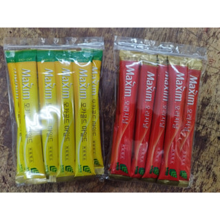 【韓家小院】韓國Maxim★3合1即溶咖啡/摩卡/原味★(10入)~咖啡王子1號店/拿鐵隨身包/咖啡控下午茶/露營夜衝