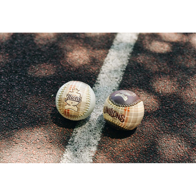 🔥最新 現貨馬上寄出統一獅中華職棒 CPBL 傑尼獅格紋紀念球 比賽球 空白球 實戰球 可給 林安可 陳傑憲 蘇智傑簽名
