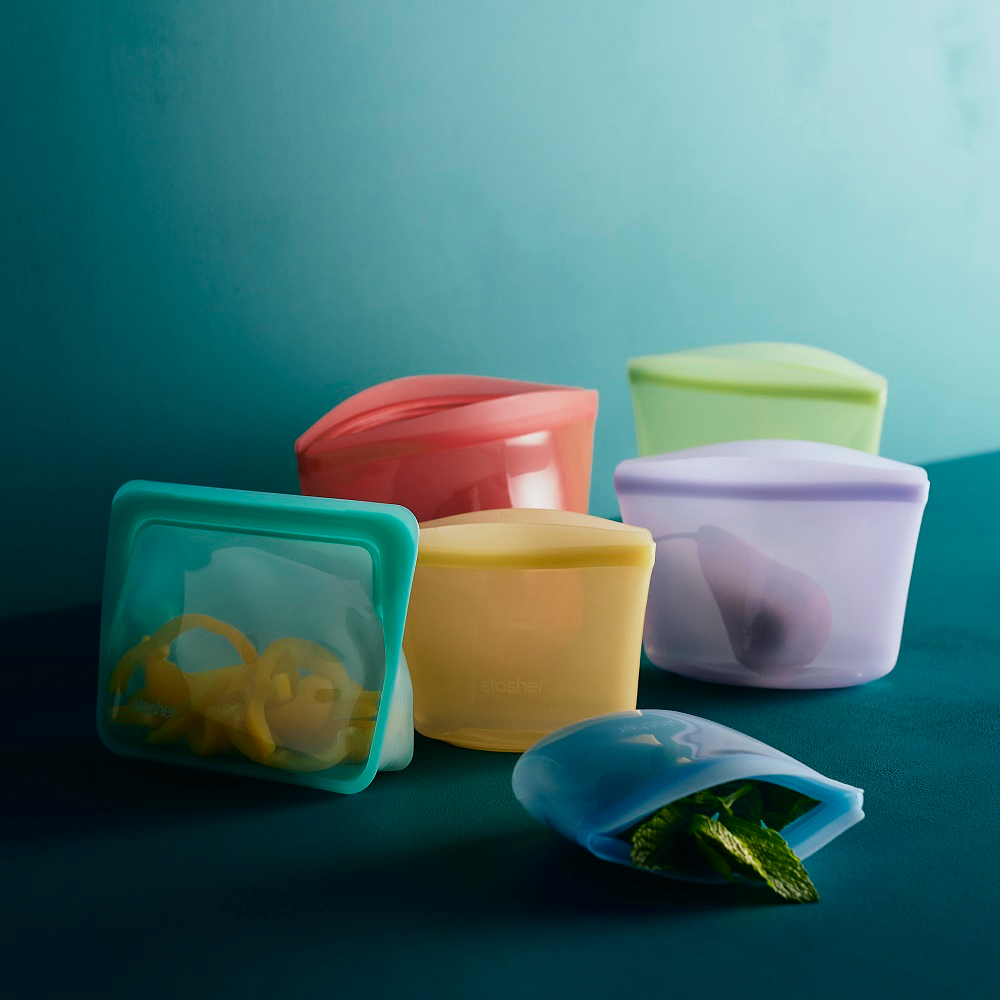 【Stasher】彩色碗形矽膠密封袋-共5款《屋外生活》保鮮袋 環保 重複使用 保鮮 密封