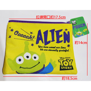 轉蛋扭蛋食玩模型公仔盒玩盲盒系列 TOYS4玩具總動員 三眼怪收納袋 筆帶收納包 化妝包