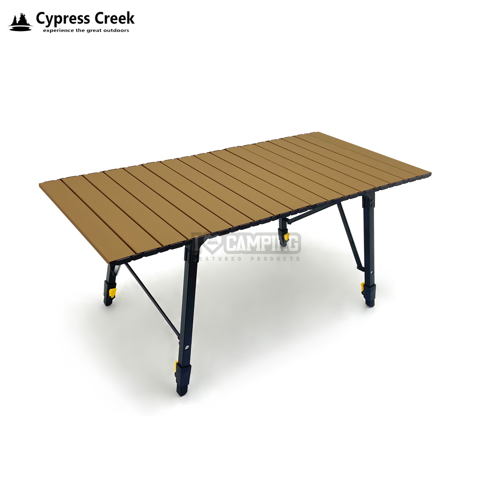 【愛上露營】Cypress Creek 賽普勒斯 小松蛋捲桌 鋁桌 蛋捲摺疊桌 收納桌 附袋 露營 野營 戶外 家用