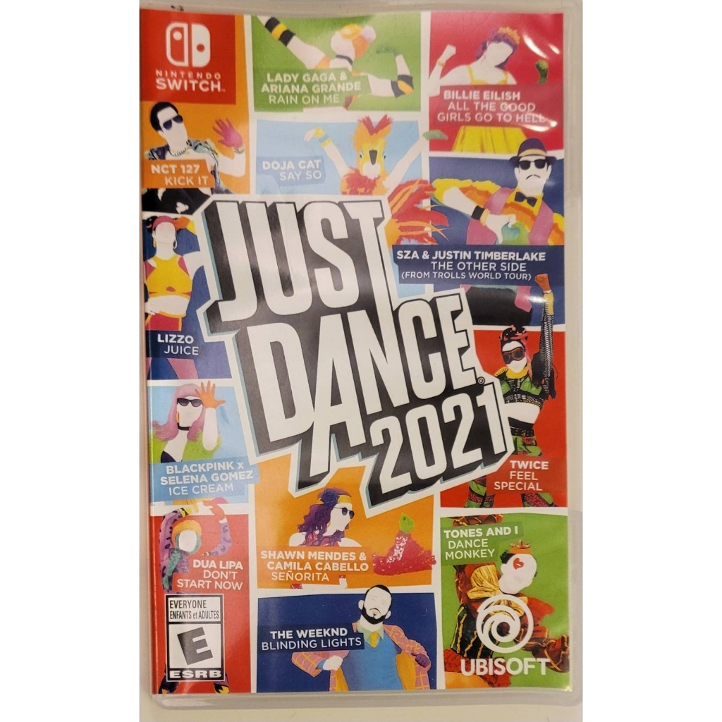 #二手現貨正版NS Switch舞力全開Just dance 2021贈送利百代鉛筆2入