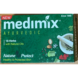 【MEDIMIX 印度皂】印度原裝進口 綠寶石皇室藥草浴 草本美膚皂 125g