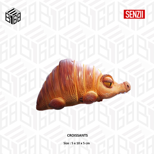 [B168預購] SENZII TOY CROISSANTS 鱷魚可頌