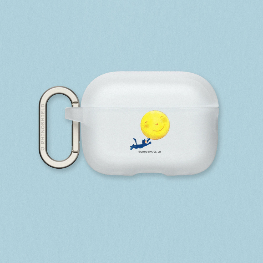 犀牛盾 適用Airpods 4/3/2/1/Pro/Pro 2 防摔保護殼∣幾米系列/月亮忘記了-抱抱