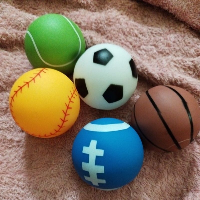 A 搪膠BB球 運動 軟球 球類 小球 BB球 雜耍 球 綜合球 棒球 網球 足球 籃球 美式足球