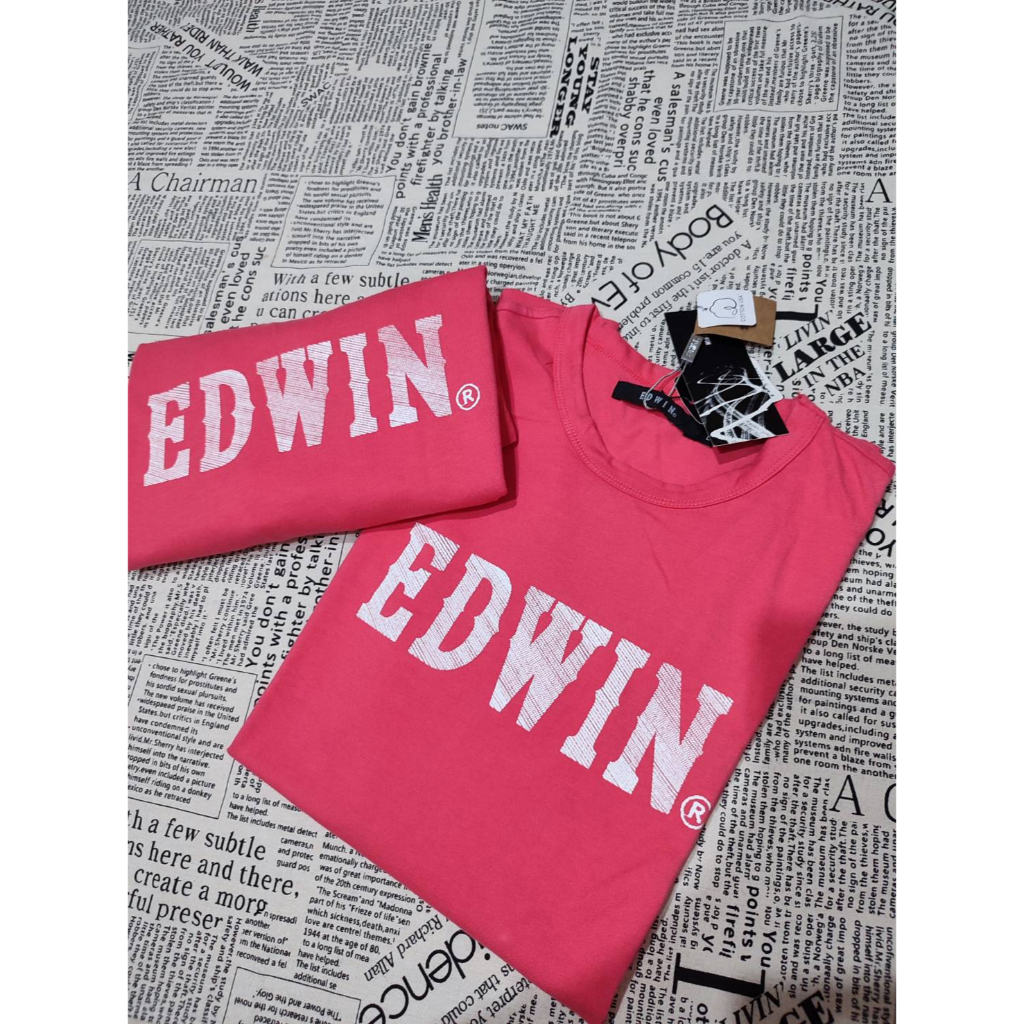 特價(代購)正品EDWIN鑀德恩 男生 LOGO 上衣  短袖 T恤 棉質--L號