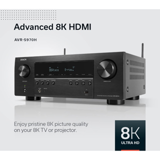 [ 新北新莊 名展音響] Denon AVR-S970H 7.2聲道 8K家庭劇院擴大機( 台灣公司貨 桃園以北附接線設