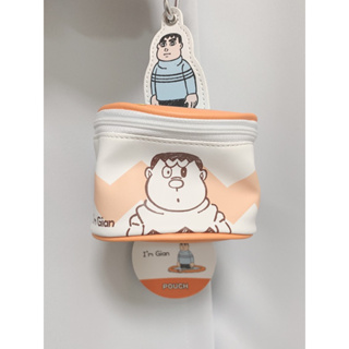日本🇯🇵哆啦a夢 小叮噹 doraemon 胖虎 技安 收納包 小物收納 化妝包 皮革造型收納包