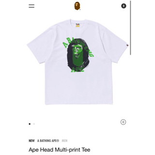23 A BATHING Ape Head Multi-print Tee猿人 正品 潮流 滑板 限量款 代購
