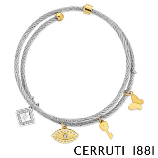 【CERRUTI 1881】義大利 經典KISMET手鍊 限量2折 全新 專櫃 展示品 原廠禮盒包裝 (CB0902)