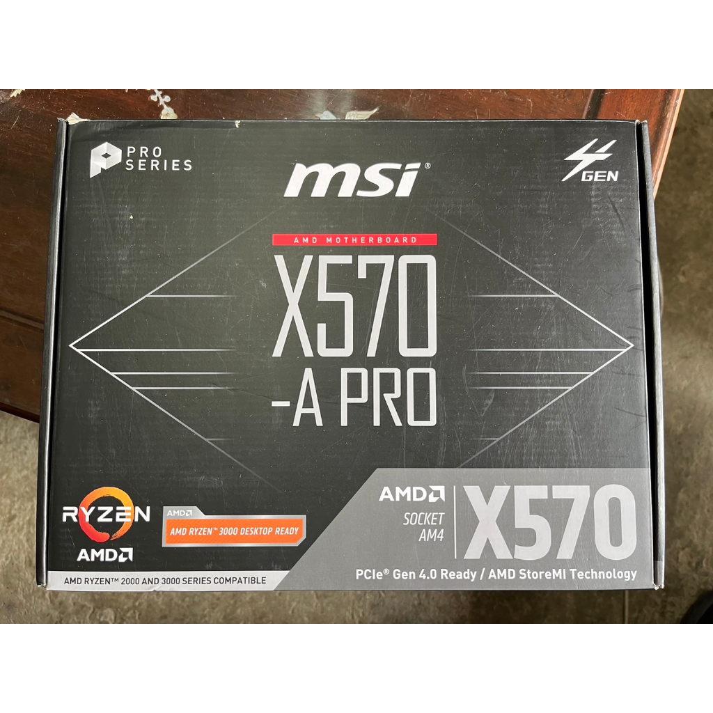 微星 MSI X570-A PRO AM4 X570 主機板