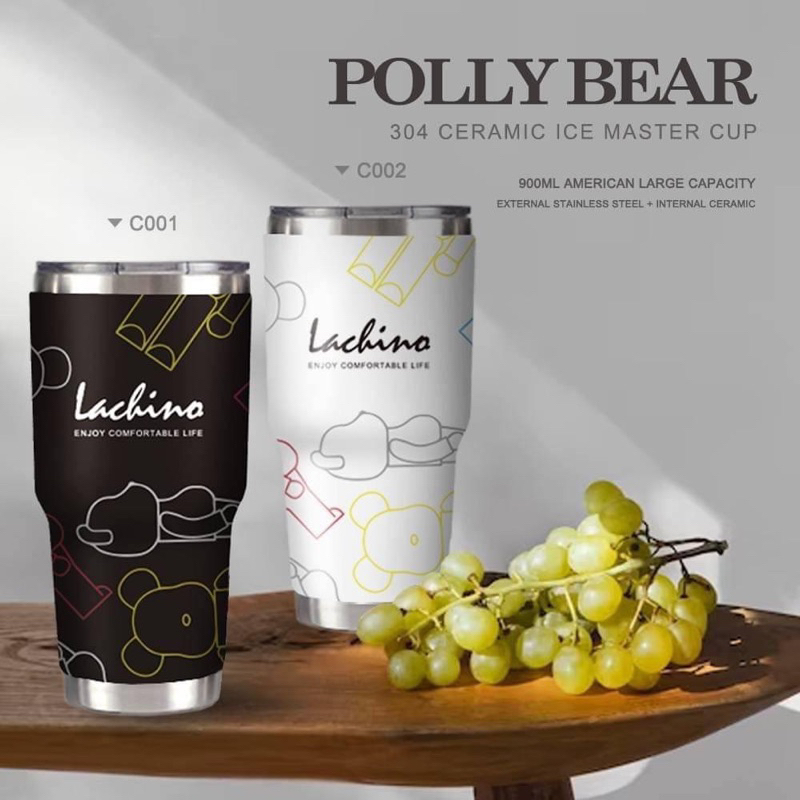 💛Polly Bear304陶瓷冰壩杯