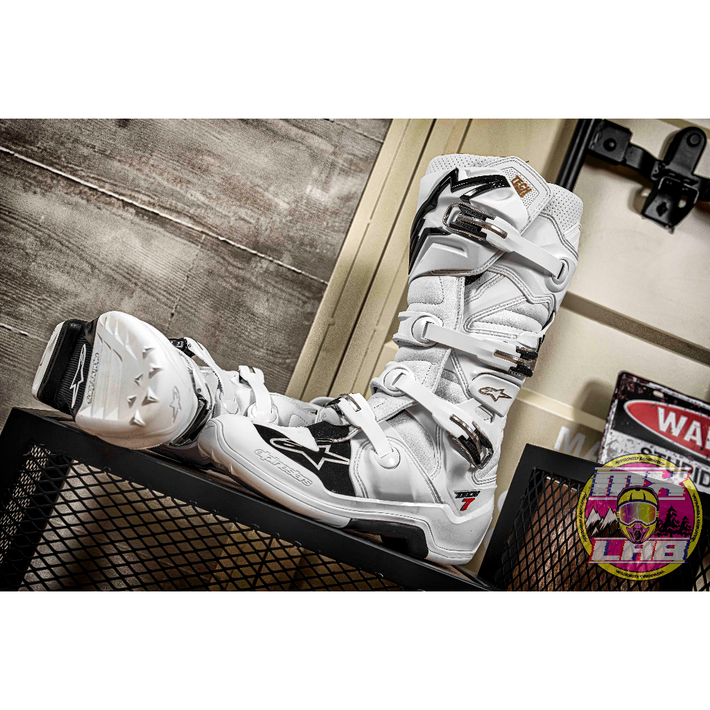 𝕸滑胎實驗室𝖃 Alpinestars® Tech 7 白色 車靴 越野靴 防摔 越野 滑胎 林道