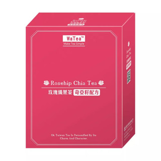 【歐可茶葉】WaTea 冷泡玫瑰纖果茶(10包盒) 無咖啡因成分的飲品 購滿地
