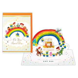 【莫莫日貨】日本進口 hallmark 正版 迪士尼 玩具總動員 燙金立體 生日卡 卡片 賀卡 22453