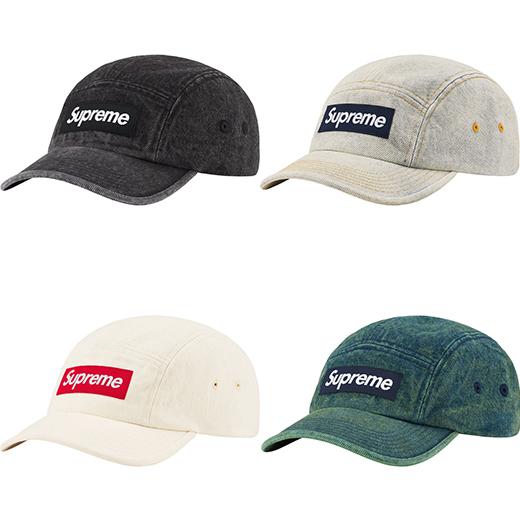 【Hills】SUPREME 23SS DENIM CAMP CAP 五片帽 五分割 單寧 洗舊 帽子 老帽 現貨