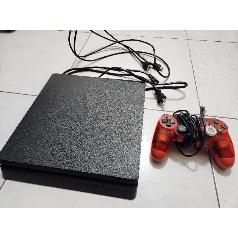 售PS4 SLIM 500G 黑色主機（二手）CUH-2218A