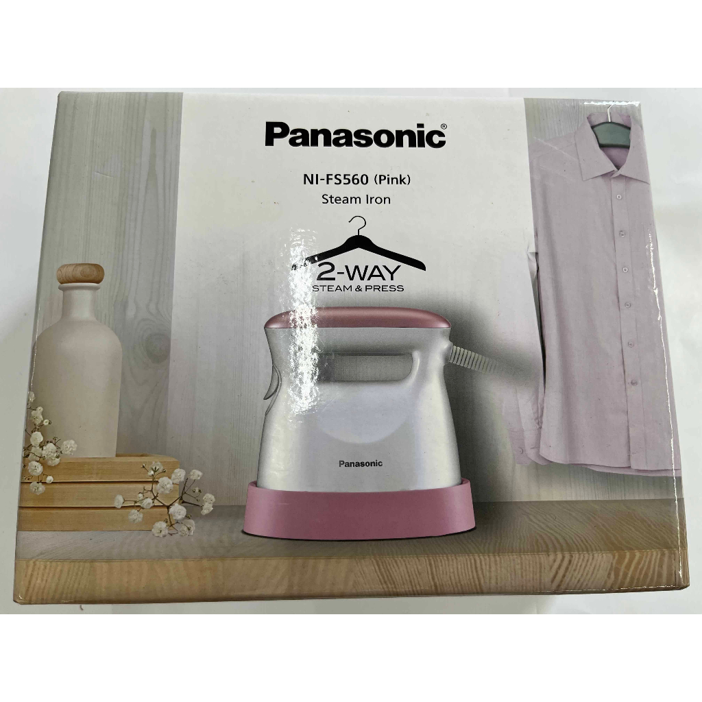Panasonic 蒸氣電熨斗 NI-FS560粉 平燙掛燙皆可 毅鴻電器