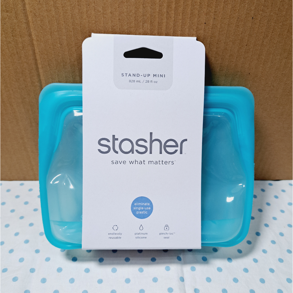 【現貨-1入】Stasher 迷你站站矽膠密封袋 密封袋 食物袋 矽膠 好市多 Costco