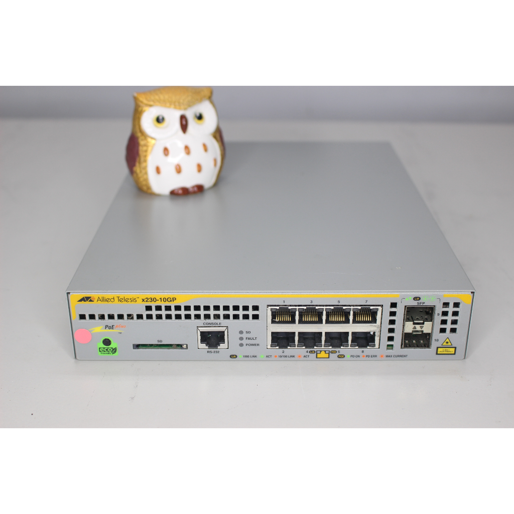 Allied Telesis X230-10GP 8 Port x 10/100/1000MBPS POE+ Giga
