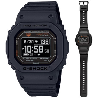 CASIO 卡西歐(DW-H5600-1)G-SHOCK G-SQUAD 太陽能智慧藍芽心率監測多功能方形運動錶-黑