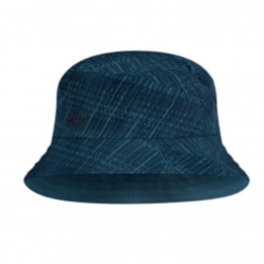 【Buff】TREK BUCKET HAT 防潑水可收納漁夫帽 UPF 50+--暗藍刷紋 BF122591707