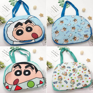 蠟筆小新造型購物保溫袋 Crayon Shin Chain クレヨンしんちゃん 正版授權 睡衣綠/小白裝藍