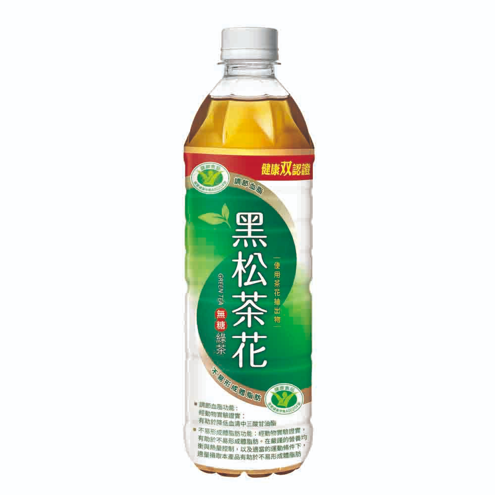 《黑松》茶花綠茶 580ml (24入/箱)