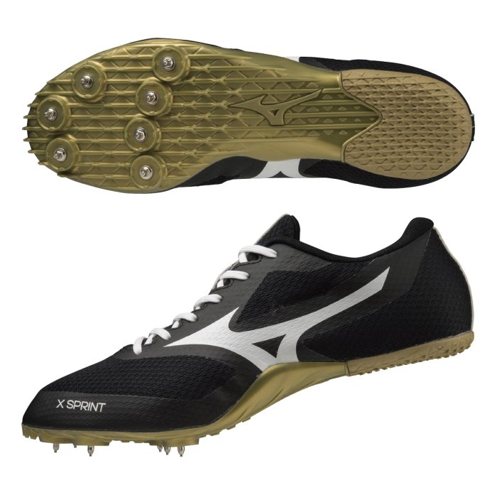 棒球世界全新MIZUNO 美津濃 X FIRST 短距離 田徑釘鞋(U1GA232404)附7mm尖釘.鞋袋特價