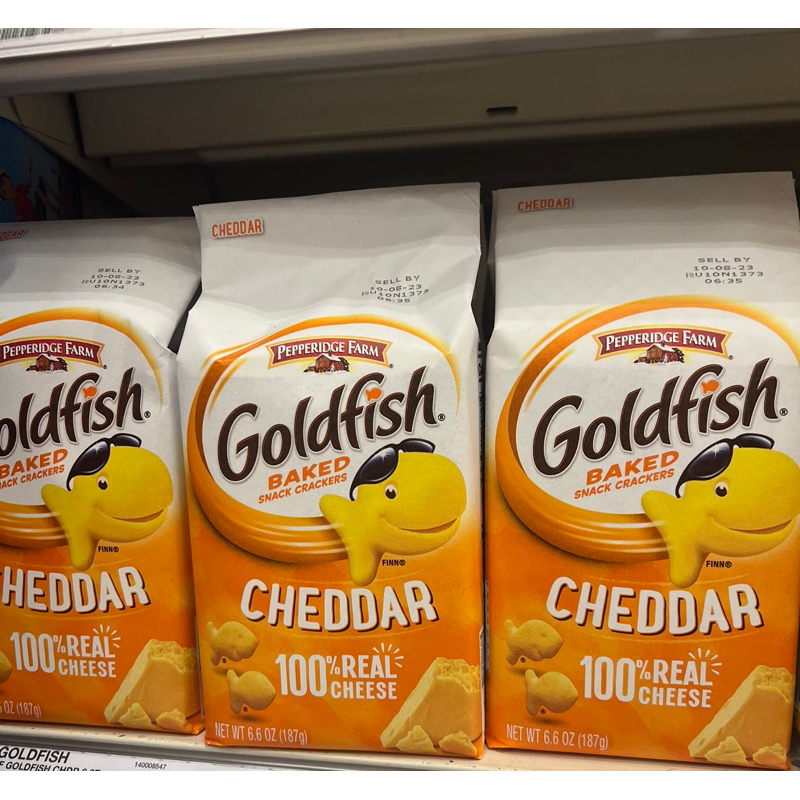 美國代購🇺🇸琣伯莉起士小金魚脆餅pepperidge farm goldfish cookies🐟