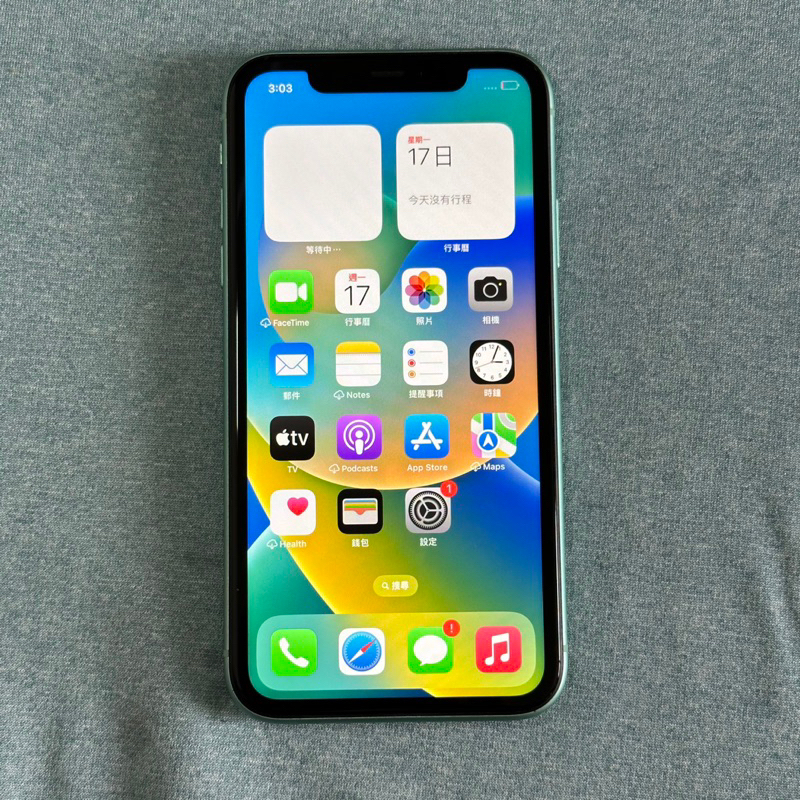 iPhone 11 128G 綠 無傷 功能正常 二手 Iphone11 i11 6.1吋 蘋果 apple 台中