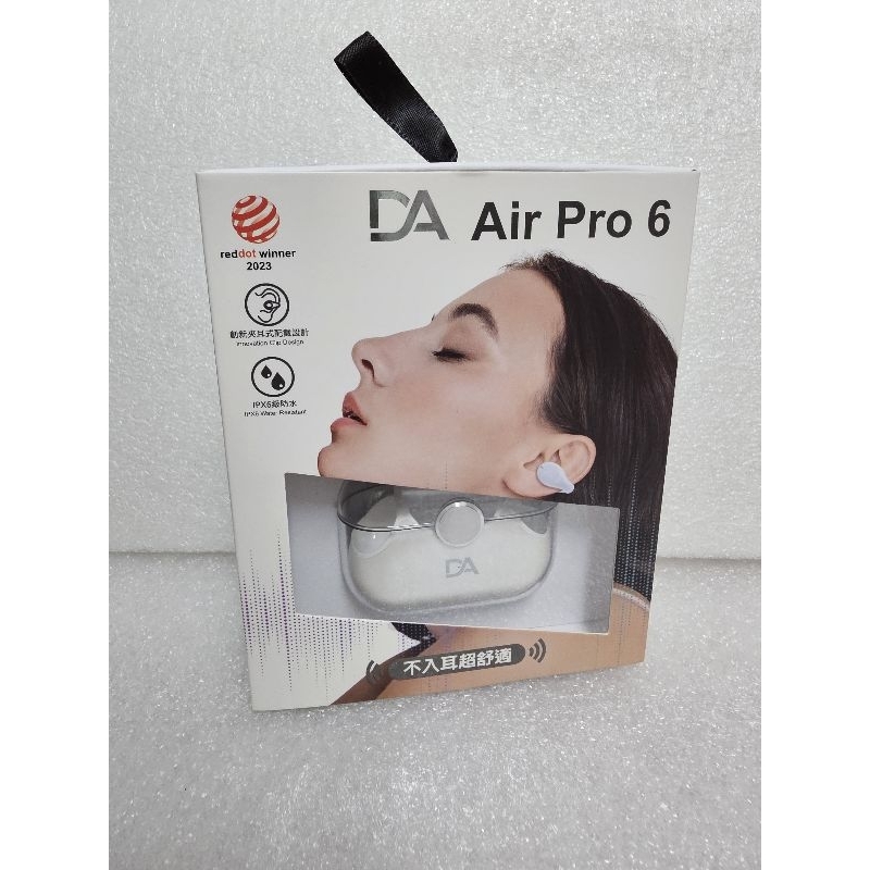 (僅拆封測試）DA Air Pro 6 夾式耳機 骨傳導 運動耳機 無線藍牙耳機 不入耳 耳夾式 降噪 耳環式 二手商品