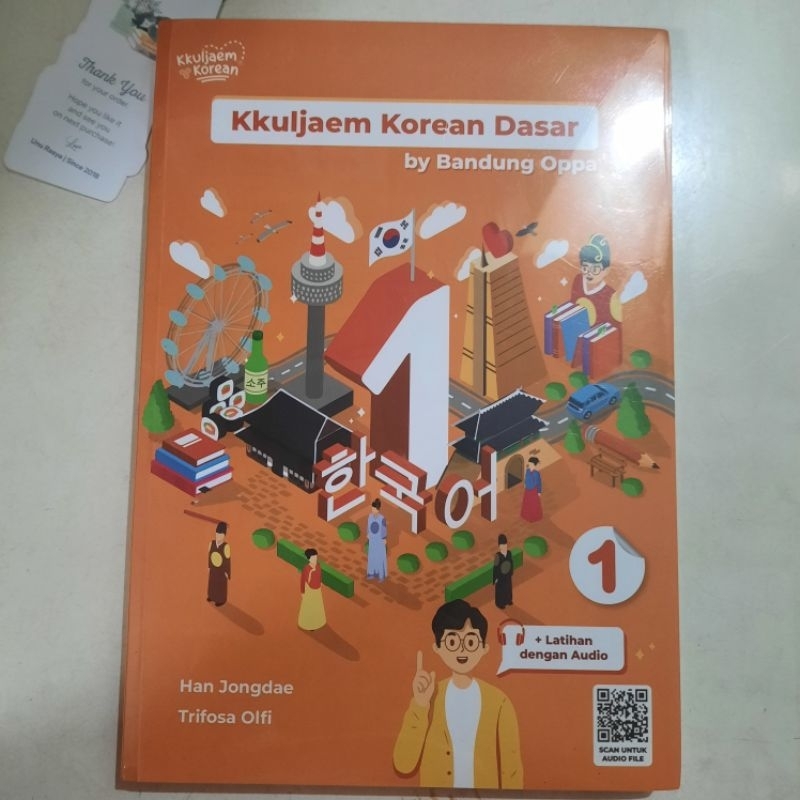 Buku Belajar Bahasa Korea Kkuljaem Korea-Unu Rasya