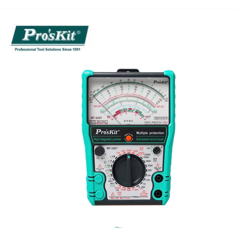 Pro'sKit寶工  MT-2207 指針型防誤測三用電錶