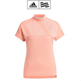 adidas essential 女短袖上衣 #HY0918 ,珊瑚 短袖圓領衫