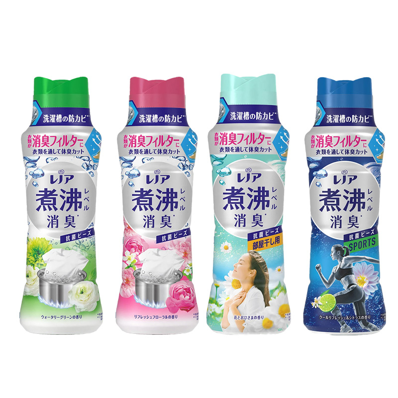 日本 P&amp;G 煮沸消臭 衣物芳香豆 瓶裝 420ml 香香豆 芳香豆 洗衣芳香顆粒 洗衣 芳香顆粒