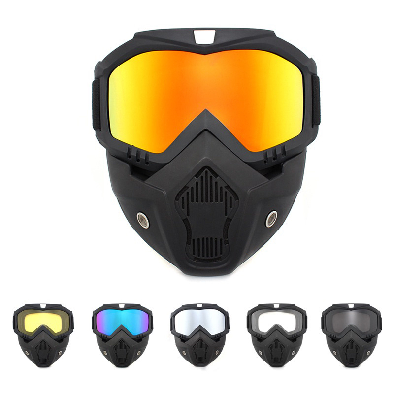 【炙哥】騎士護目鏡 防風鏡 滑雪鏡 運動用品 戶外 護目鏡 生存遊戲